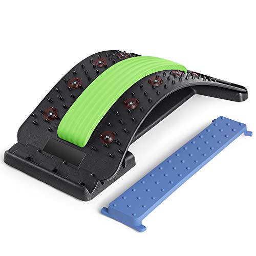 SODOLIFE 4 Niveles Ajustables Camilla de Espalda, Masajeador Lumbar Dispositivo Estiramiento Espalda, Back Stretcher para Aliviar el Dolor de Espalda y Postura Correcta SODOLIFE 4 Niveles Ajustables Camilla de Espalda, Masajeador Lumbar Dispositivo Estiramiento Espalda, Back Stretcher para Aliviar el Dolor de Espalda y Postura Correcta
