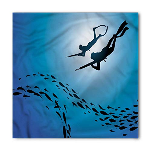 Soefipok Pañuelo de buceo, Siluetas de cazador de peces Azul, Cabeza y corbata unisex Cinta para la cabeza Cinta para la cabeza Soefipok Pañuelo de buceo, Siluetas de cazador de peces Azul, Cabeza y corbata unisex Cinta para la cabeza Cinta para la cabeza