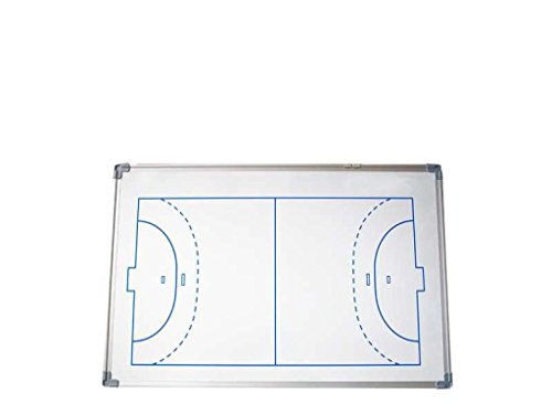 Softee 0004723 Pizarra magnética de fútbol Sala Balonmano, Unisex Adulto, Blanco, 60 x 90 cm