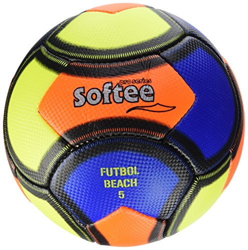 Softee Equipment 0000701 Balón Soccer Beach, Unisex, Blanco, S