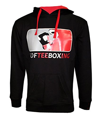Softee Equipment Boxing Sudadera, Hombre, Negro, XL Softee Equipment Boxing Sudadera, Hombre, Negro, XL