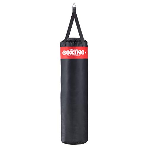 SOGO Sport Saco de Boxeo Relleno, Saco de Arena, MMA, Kick Boxing, Muay Thai, Artes Marciales, Punching Bag, Fitness, Adultos, tamaño L (13kg)