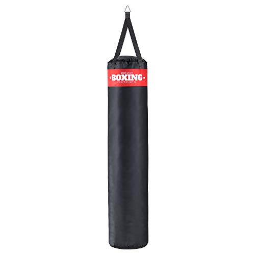 SOGO Sport Saco de Boxeo Relleno, Saco de Arena, MMA, Kick Boxing, Muay Thai, Artes Marciales, Punching Bag, Fitness, Adultos, tamaño XL (20kg)