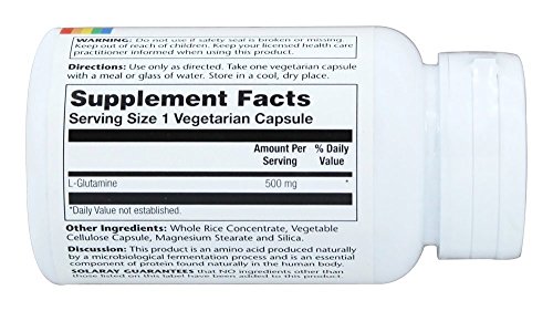 Solaray L-Glutamina 500mg 50 Cápsulas Solaray L-Glutamina 500mg 50 Cápsulas