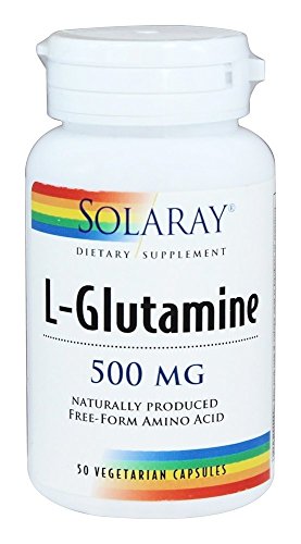 Solaray L-Glutamina 500mg 50 Cápsulas