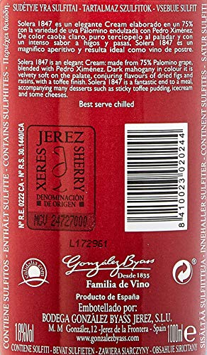 Solera 1847 Cream - Vino D.O Jerez - 750 ml Solera 1847 Cream - Vino D.O Jerez - 750 ml