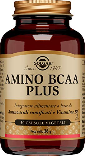 Solgar BCAA Plus Cápsulas vegetales - Envase de 50 Solgar BCAA Plus Cápsulas vegetales - Envase de 50