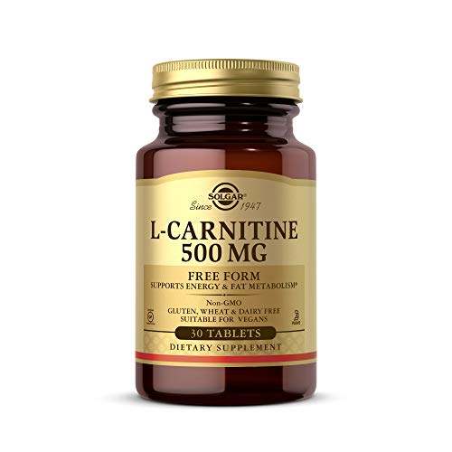 Solgar L-Carnitina Comprimidos de 500 mg - Envase de 30 Solgar L-Carnitina Comprimidos de 500 mg - Envase de 30