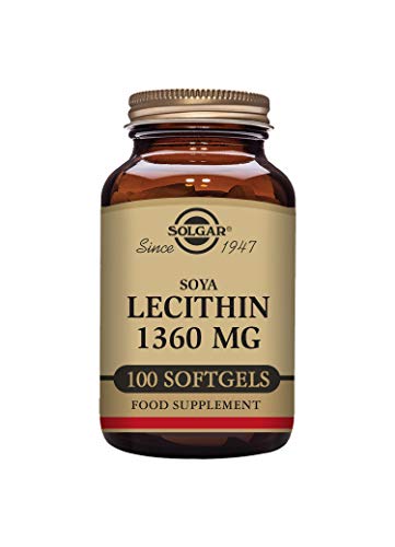 Solgar Lecitina de Soja 1360 mg Cápsulas blandas - Envase de 100
