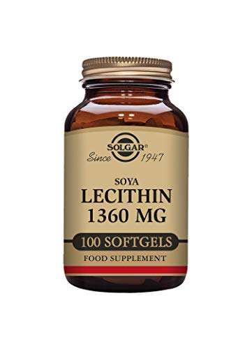 Solgar Lecitina de Soja 1360 mg Cápsulas blandas - Envase de 100 Solgar Lecitina de Soja 1360 mg Cápsulas blandas - Envase de 100