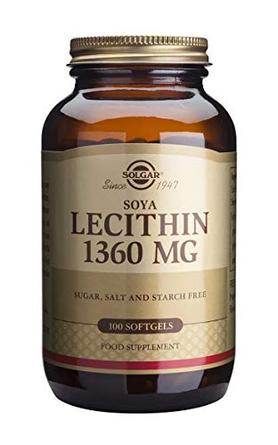 Solgar Lecitina de Soja 1360 mg Cápsulas blandas - Envase de 100 Solgar Lecitina de Soja 1360 mg Cápsulas blandas - Envase de 100