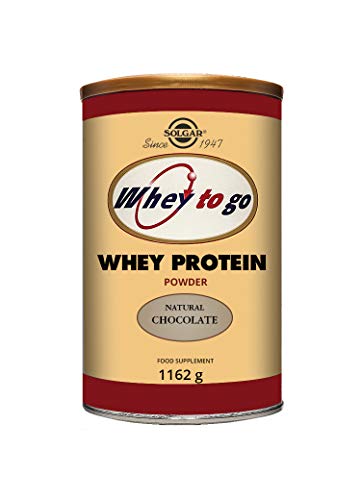 Solgar Whey To Go Proteína de suero en polvo (Sabor chocolate natural) 1162 g