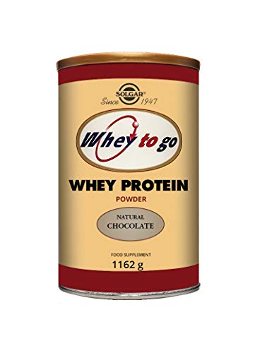 Solgar Whey To Go Proteína de suero en polvo (Sabor chocolate natural) 1162 g Solgar Whey To Go Proteína de suero en polvo (Sabor chocolate natural) 1162 g