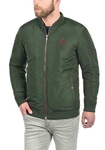 !Solid Park Cazadora Bomber Chaqueta De Entretiempo para Hombre con Cuello Alto, tamaño:XL, Color:Climb Ivy (3785)