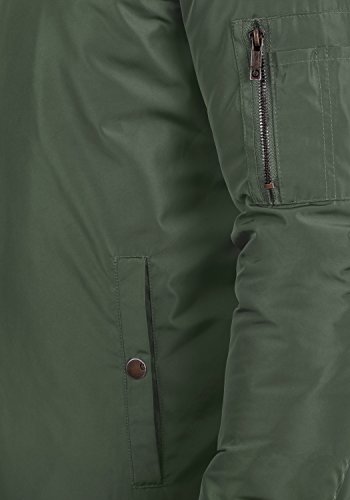 !Solid Park Cazadora Bomber Chaqueta De Entretiempo para Hombre con Cuello Alto, tamaño:XL, Color:Climb Ivy (3785)
