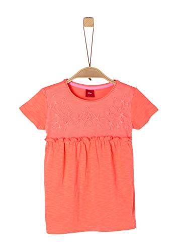 s.Oliver 403.10.004.12.130.2021783 Camiseta, 2034 Naranja, 92 cm-98 cm para Niñas