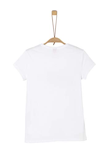 s.Oliver Junior T-Shirt Camiseta, 0100 White, S/Reg para NiƱas s.Oliver Junior T-Shirt Camiseta, 0100 White, S/Reg para NiƱas