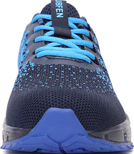 SOLLOMENSI Zapatillas de Deporte Hombres Mujer Running Zapatos para Correr Gimnasio Sneakers Deportivas Padel Transpirables Casual Montaña 41 EU H Azul