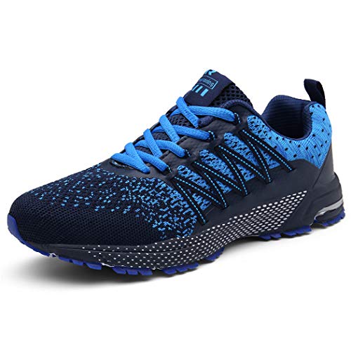 SOLLOMENSI Zapatillas de Deporte Hombres Running Zapatos para Correr Gimnasio Sneakers Deportivas Padel Transpirables Casual Montaña 44 EU A Azul SOLLOMENSI Zapatillas de Deporte Hombres Running Zapatos para Correr Gimnasio Sneakers Deportivas Padel Transpirables Casual Montaña 44 EU A Azul