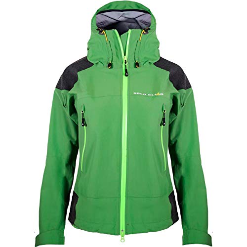 Solo Climb Chaqueta Spartan 3.0 de Mujer, Impermeable y Cortaviento para Alpinismo, Escalada, esquí, Snowboard y montaña. Textrem ePTFE. (Verde, M) Solo Climb Chaqueta Spartan 3.0 de Mujer, Impermeable y Cortaviento para Alpinismo, Escalada, esquí, Snowboard y montaña. Textrem ePTFE. (Verde, M)