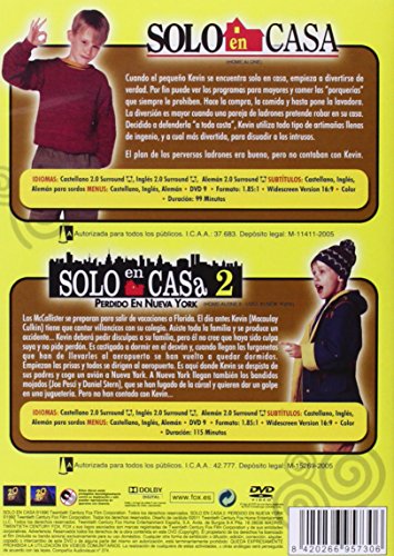 Solo En Casa 1 + Solo En Casa 2 [DVD]