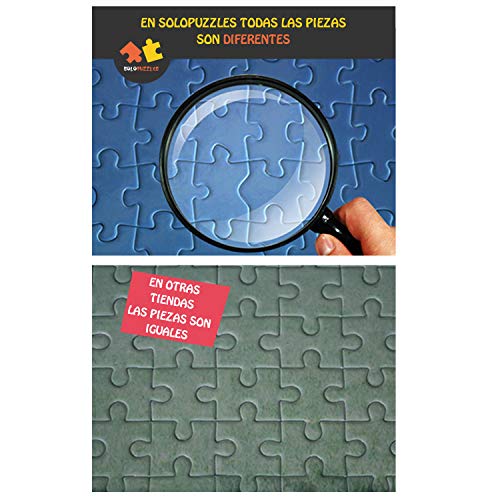 Solopuzzles Puzzle Personalizado con tu Foto Favorita de 1000 Piezas (68 x 48 cm). Máxima Calidad de impresión. 10 TAMAÑOS Disponibles (Desde 48 a 3000 Piezas)