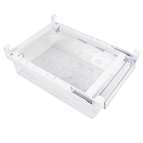 Solustre Organizador de cajones de nevera Caja de almacenamiento de cocina Caja de almacenamiento de estante de refrigerador para cocina casera