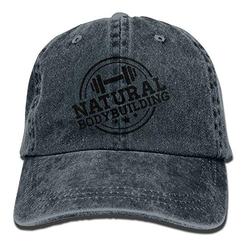 Sombrero Trasero de Culturismo Natural Hip-Hop Gorra Trasera Gorra Ajustable Sombrero Trasero de Culturismo Natural Hip-Hop Gorra Trasera Gorra Ajustable