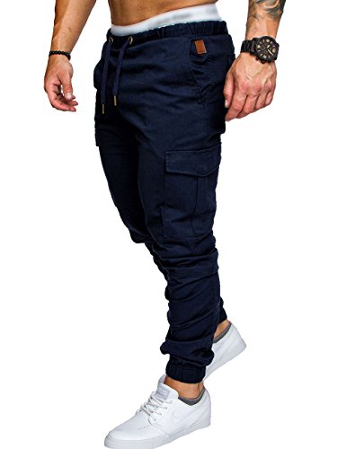 SOMTHRON Hombre Cinturón de Cintura elástico Pantalones de chándal de algodón Largo Jogging Pantalones de Carga Deportiva de Talla Grande Pantalones Cortos con Bolsillos Pantalones (ZQ-L) SOMTHRON Hombre Cinturón de Cintura elástico Pantalones de chándal de algodón Largo Jogging Pantalones de Carga Deportiva de Talla Grande Pantalones Cortos con Bolsillos Pantalones (ZQ-L)