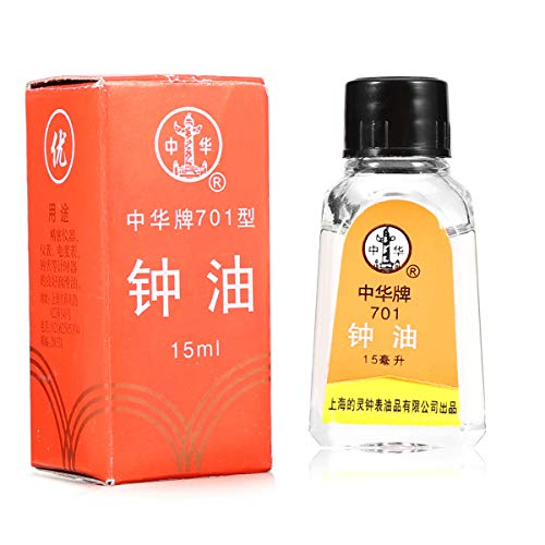 Sonew Relojes Aceite lubricante, Aceite 100% sintético para lubricar los Relojes de su Abuelo Herramienta de Mantenimiento de reparación Restaura y afloja los Movimientos del Reloj Liberty Oil Sonew Relojes Aceite lubricante, Aceite 100% sintético para lubricar los Relojes de su Abuelo Herramienta de Mantenimiento de reparación Restaura y afloja los Movimientos del Reloj Liberty Oil