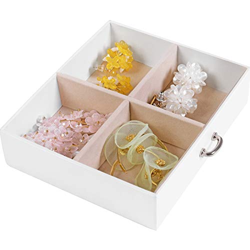 SONGMICS Caja de Joyería, Estuche de Viaje, Portátil, Organizador de Joyas con Cerradura con 2 Cajones, Espejo, Cerradura y Llaves, Idea de Regalo, Blanco JBC154W01 SONGMICS Caja de Joyería, Estuche de Viaje, Portátil, Organizador de Joyas con Cerradura con 2 Cajones, Espejo, Cerradura y Llaves, Idea de Regalo, Blanco JBC154W01