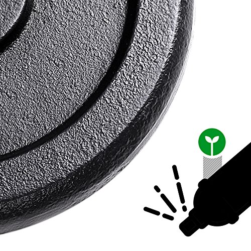 SONGMICS Set de Mancuernas de Hierro Fundido Ajustable con Barra Extra, 30 kg, para Hombres, Mujeres, Entrenamiento, Pesas, Levantamiento de Pesas en el Gimnasio de Casa, Negro SYL30LBK SONGMICS Set de Mancuernas de Hierro Fundido Ajustable con Barra Extra, 30 kg, para Hombres, Mujeres, Entrenamiento, Pesas, Levantamiento de Pesas en el Gimnasio de Casa, Negro SYL30LBK
