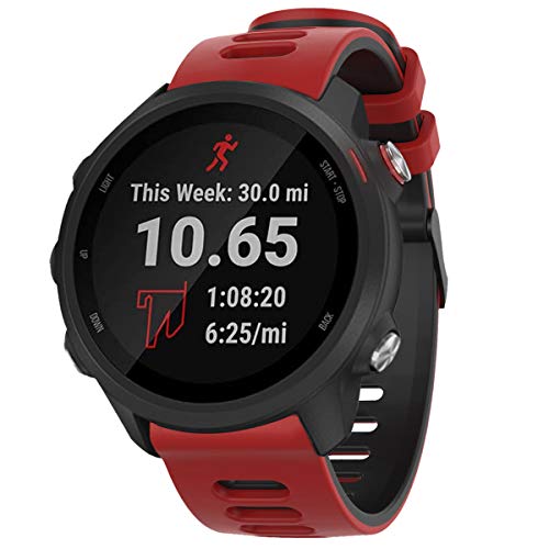 Songsier Correa Forerunner 245, Correas de Silicona de 20 mm con Liberación Rápida para Vivoactive 3 /Forerunner 645/Vivomove HR/Galaxy Watch Active2 /Huawei GT 42mm Songsier Correa Forerunner 245, Correas de Silicona de 20 mm con Liberación Rápida para Vivoactive 3 /Forerunner 645/Vivomove HR/Galaxy Watch Active2 /Huawei GT 42mm