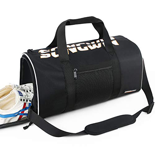 Songwin Bolsa Deporte Bolsa Gimnasio de Viaje Impermeable Bolsos Deportivos Fin de Semana Travel Duffle Bag para Hombre y Mujer Negro… Songwin Bolsa Deporte Bolsa Gimnasio de Viaje Impermeable Bolsos Deportivos Fin de Semana Travel Duffle Bag para Hombre y Mujer Negro…