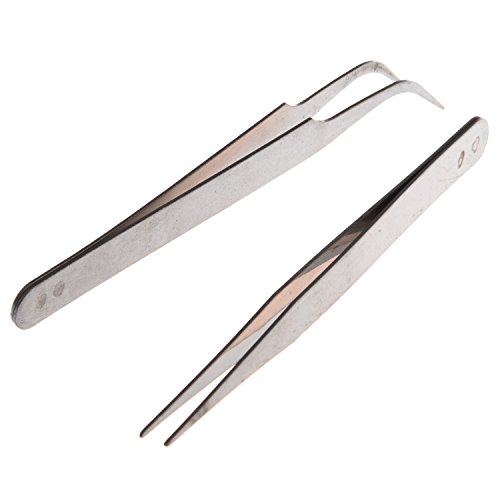 Sonline Nail 2 X acero inoxidable del arte del clavo de las pinzas de herramientas Piedras Gems pestanas herramienta Picking Acrilico Gel Arte Sonline Nail 2 X acero inoxidable del arte del clavo de las pinzas de herramientas Piedras Gems pestanas herramienta Picking Acrilico Gel Arte