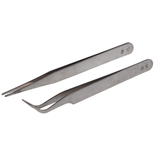 Sonline Nail 2 X acero inoxidable del arte del clavo de las pinzas de herramientas Piedras Gems pestanas herramienta Picking Acrilico Gel Arte Sonline Nail 2 X acero inoxidable del arte del clavo de las pinzas de herramientas Piedras Gems pestanas herramienta Picking Acrilico Gel Arte