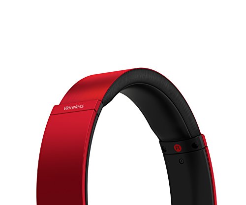Sony MDR-XB650BT - Auriculares inalámbricos (Extra Bass, Bluetooth, NFC, diseño Plegable, hasta 30 Horas de autonomía), Color Rojo