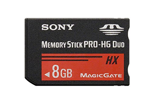 Sony MSHX8B - Tarjeta de Memoria Sony Memory Stick Pro-HG Duo de 8 GB (50 MB/s), Negro