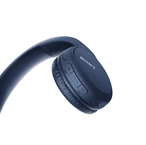 Sony WH-CH510 Auriculares Estéreo Inalámbricos, Bluetooth, 35 horas, Azul