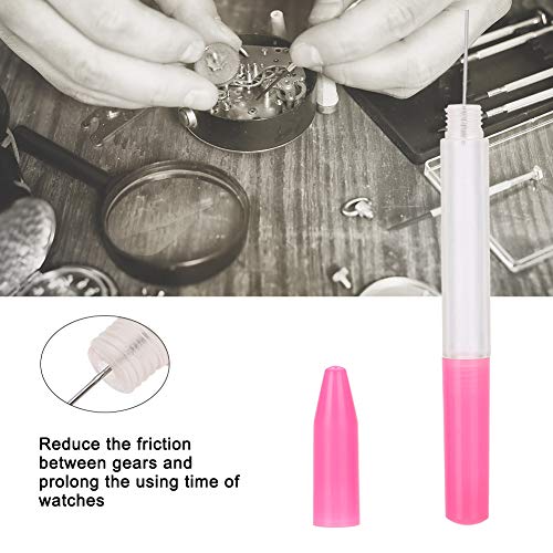 SOONHUA Lubricante Oiler Pen Tip Mini Lubricante Aceite Pen Reloj Herramienta de Reparación de Reloj 3 Unids/Set