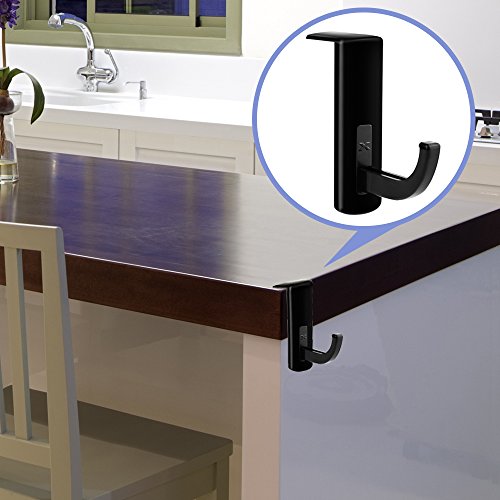 Soporte de Auriculares Gancho Adhesivo de Auriculares a Monitor de PC, 2 Paquetes, Negro Soporte de Auriculares Gancho Adhesivo de Auriculares a Monitor de PC, 2 Paquetes, Negro