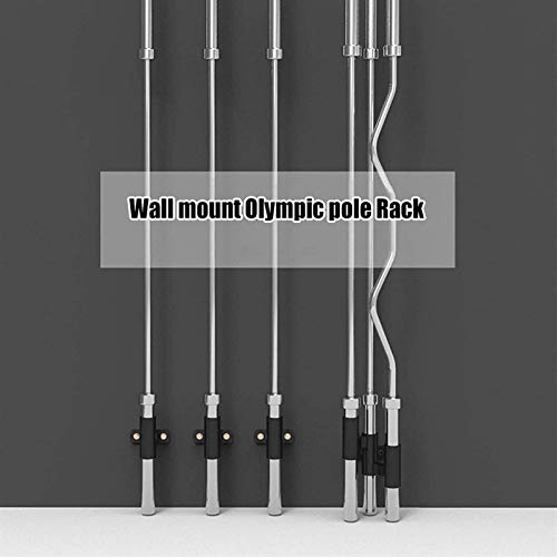 Soporte De Barra De Barra De Acero Duradero, Soporte De Barra Vertical De Montaje En Pared para Almacenamiento De Barras Olímpicas De Fitness En El Hogar, 5 Pulgadas (3 Barras) Soporte De Barra De Barra De Acero Duradero, Soporte De Barra Vertical De Montaje En Pared para Almacenamiento De Barras Olímpicas De Fitness En El Hogar, 5 Pulgadas (3 Barras)
