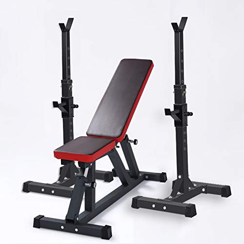 Soporte dividido para media sentadilla, soporte para barra ajustable, soporte para banco de levantamiento de pesas multifunción, carga máxima de 250 kg, soportes para gimnasio en casa, pieza de equipo