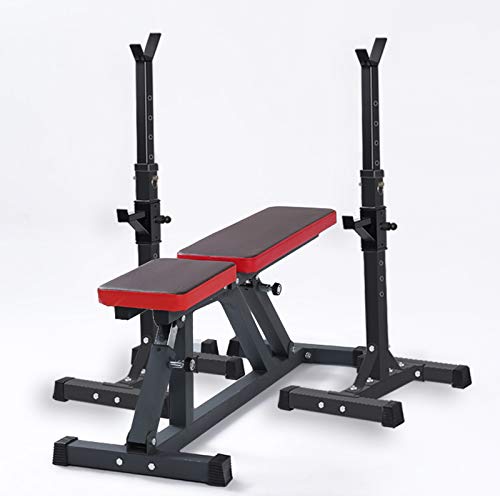 Soporte dividido para media sentadilla, soporte para barra ajustable, soporte para banco de levantamiento de pesas multifunción, carga máxima de 250 kg, soportes para gimnasio en casa, pieza de equipo