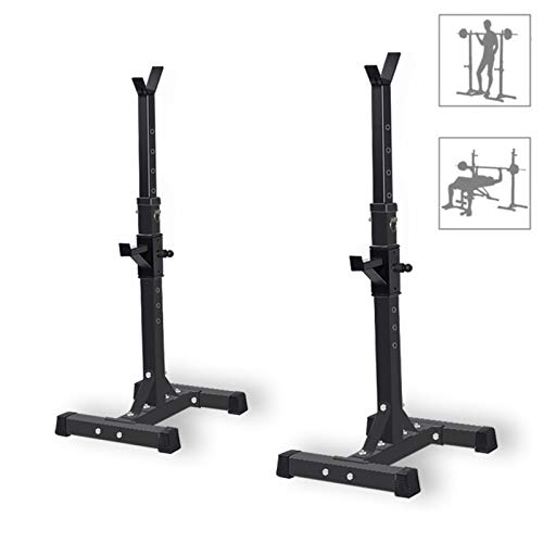 Soporte dividido para media sentadilla, soporte para barra ajustable, soporte para banco de levantamiento de pesas multifunción, carga máxima de 250 kg, soportes para gimnasio en casa, pieza de equipo