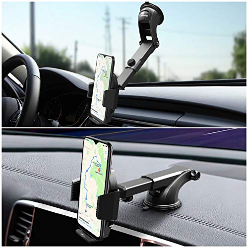 Soporte Móvil Coche, Beikell Soporte del Coche Móvil Universal para Parabrisas y Salpicadero con Ventosa de Gel Fuerte y Brazo Ajustable Giro 360 Grado para Phone X/8/7/6 y Más Soporte Móvil Coche, Beikell Soporte del Coche Móvil Universal para Parabrisas y Salpicadero con Ventosa de Gel Fuerte y Brazo Ajustable Giro 360 Grado para Phone X/8/7/6 y Más