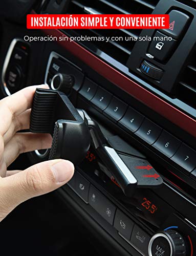 Soporte Móvil Coche para Ranura de CD de Coche,Mpow CD Slot Car Mount con Sostenedor 360 ° Rotación para iPhone X/8/7/7Plus/6 /6 Plus /6S/SE, iPod Touch, Nexus 4/5, HTC, Galaxy, Xiaomi, One Plus, Sony