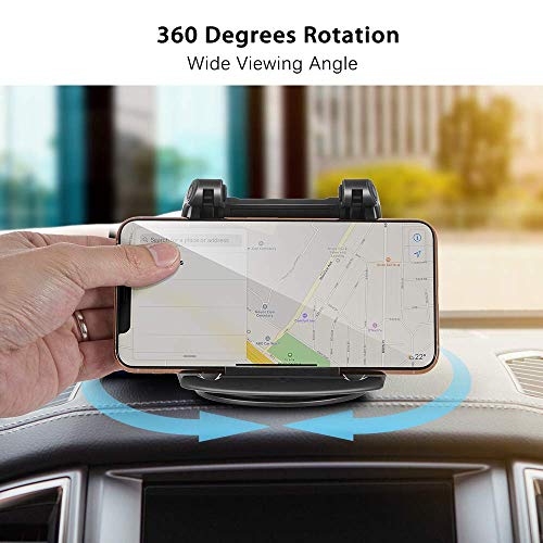 Soporte Móvil para Coche, Modohe Soporte Movil Coche Rotación de 360° Soporte Universal Movil Coche para Xiaomi iPhone 12 11 Pro/11/Xs Max/Xr/X/8/7/6s Plus, Galaxy S30 S10 Note 10+ Huawei Mate 40 Pro