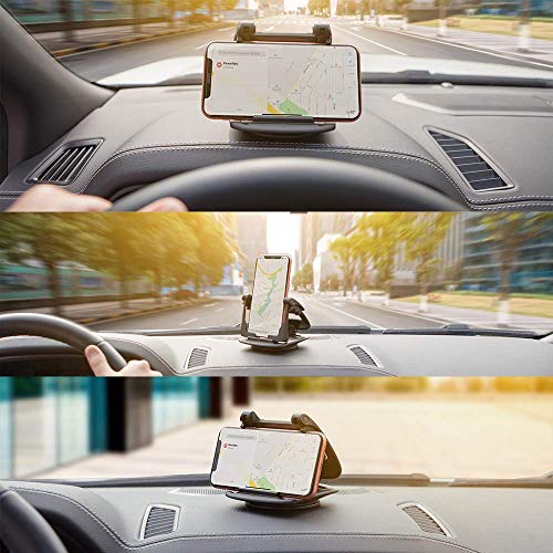 Soporte Móvil para Coche, Modohe Soporte Movil Coche Rotación de 360° Soporte Universal Movil Coche para Xiaomi iPhone 12 11 Pro/11/Xs Max/Xr/X/8/7/6s Plus, Galaxy S30 S10 Note 10+ Huawei Mate 40 Pro