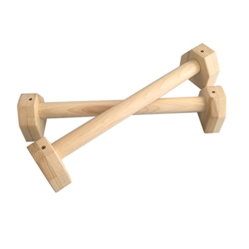 Soporte para Flexiones Push Up Bars Stand Entrenamiento Muscular Mango de Madera Manijas Push up Pro Soportes para Entrenamiento Flexiones Ideal para Calisténica, Crossfit, Uso doméstico y Comercial